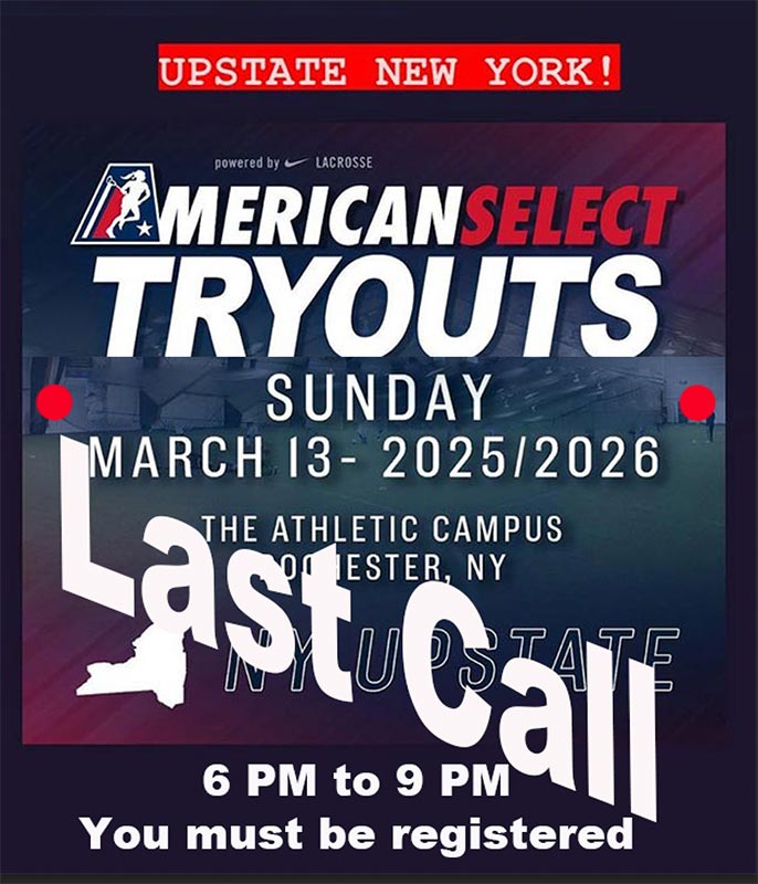 American Select Tryouts Monster Elite Lacrosse